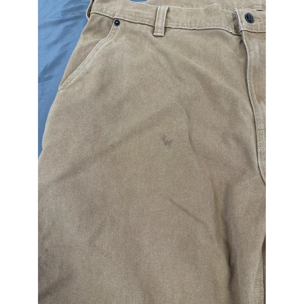 Patagonia Men's Iron Forge Hemp 5-Pocket Work Pants 40x30 Tan Brown Distressed
